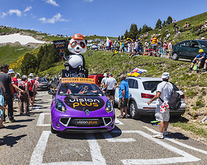 Image showing Vision Plus Car in Pyrenees Mountains