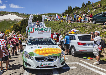 Image showing RAGT Semences Car in Pyrenees Mountains