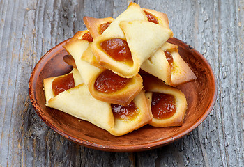 Image showing Cookies with Jam Wrapped