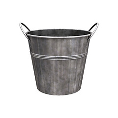 Image showing Empty Metal Bucket