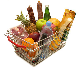 Image showing A shopping basket 