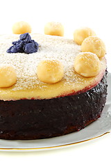 Image showing English Easter cake closeup.