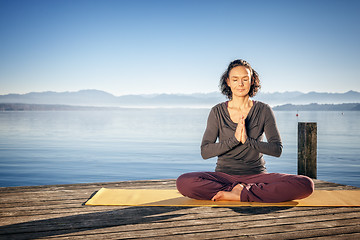 Image showing yoga woman