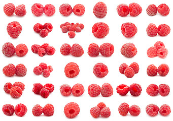 Image showing Raspberries