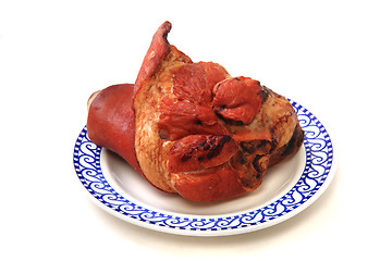 Image showing smoked knuckle 