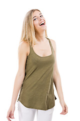 Image showing Girl laughing