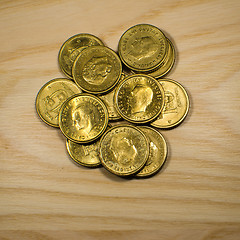 Image showing Swedish golden coins