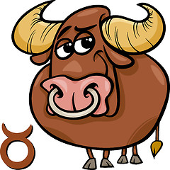 Image showing taurus or the bull zodiac sign