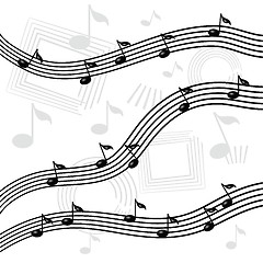 Image showing musical notes