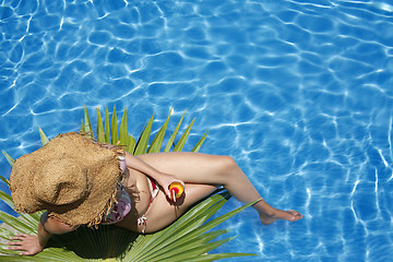 Image showing Poolside Drink