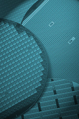 Image showing Silicon wafers