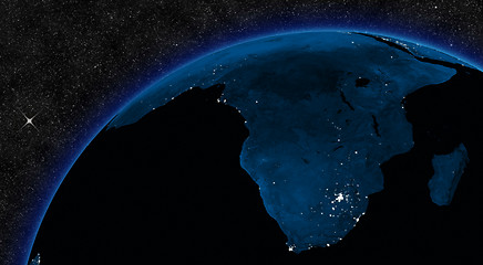 Image showing Night in South Africa