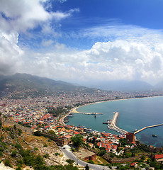 Image showing Alanya Turkey landscape from fortress