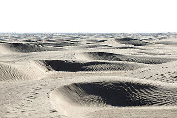 Image showing Dunes of Sahara desert