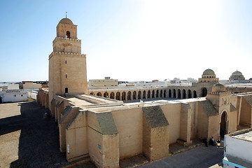 Image showing The Great Mosque from Kairouan in Tunisia