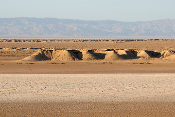 Image showing Desert dunes of Sahara