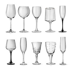 Image showing Goblets for champagne