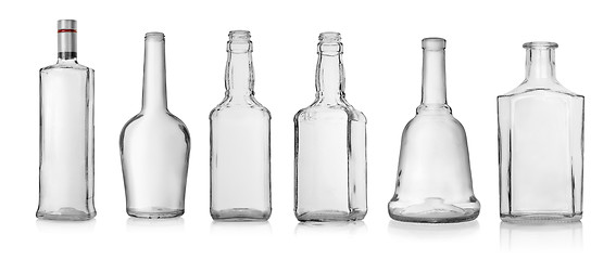 Image showing Empty bottles