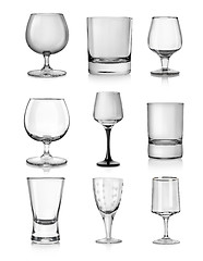 Image showing Goblets for hard liquors