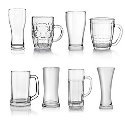 Image showing Beer glasses