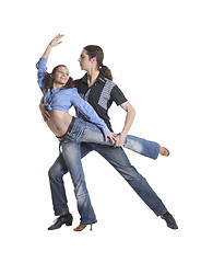 Image showing Dancing couple