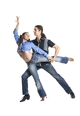 Image showing Dancing couple