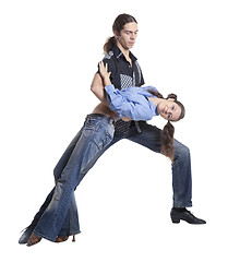 Image showing Dancing couple