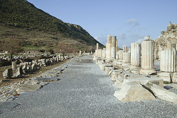 Image showing Ancient greek town of Ephesus in Turkey