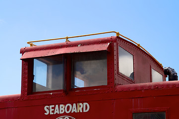 Image showing upper cabin of train caboose
