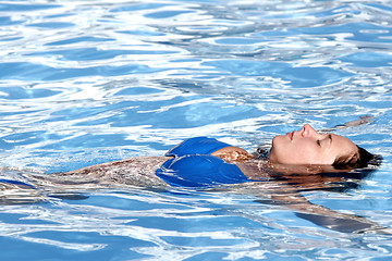 Image showing Girl in Pool