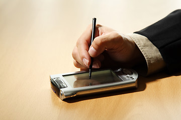 Image showing Working businessman