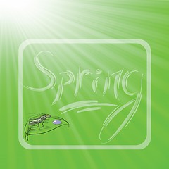 Image showing spring background