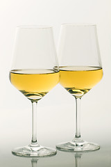 Image showing White Wine Glasses