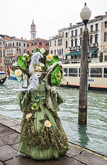 Image showing Complex Green Venetian Disguise