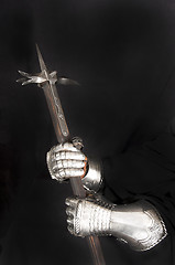 Image showing Knight's metal glove