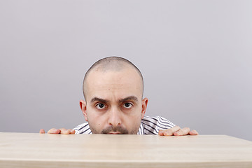 Image showing Man at desk