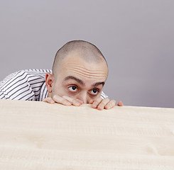 Image showing Man at desk