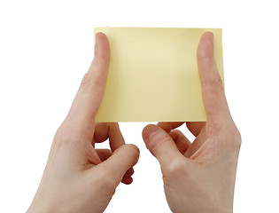 Image showing One Post it