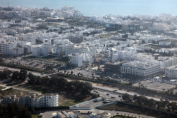 Image showing Tunis aerial view