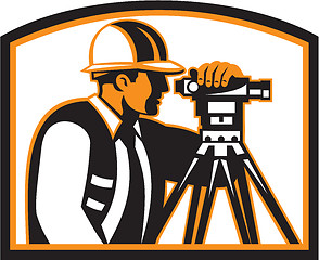 Image showing Surveyor Geodetic Engineer Survey Theodolite