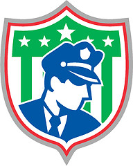 Image showing Security Guard Police Officer Shield
