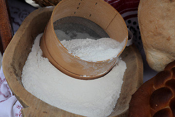 Image showing Wooden sieve