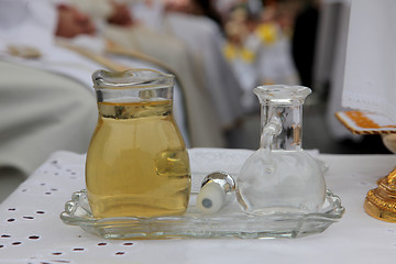 Image showing The water and wine