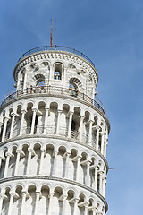 Image showing Closeup Leaning Tower Pisa