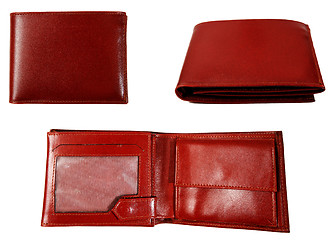 Image showing Brown leather wallet