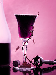 Image showing Red wine