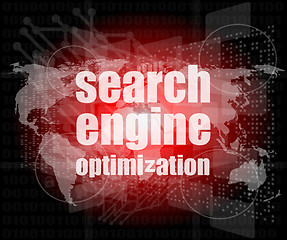 Image showing Search Engine Optimization - SEO Sign in Browser Window