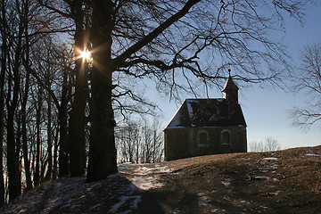 Image showing Beautiful small rural church in Croatia