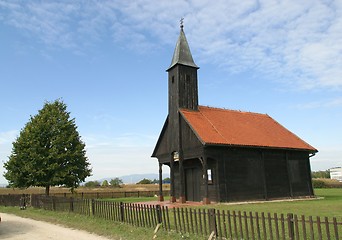 Image showing Wooden church