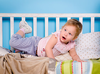 Image showing Baby on the bed